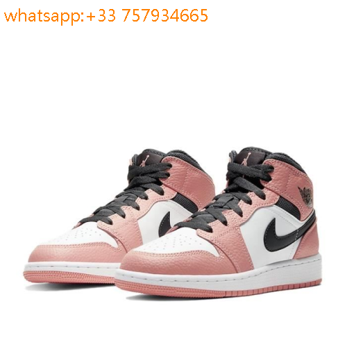 Jordan 1 mid femme rose Clearance